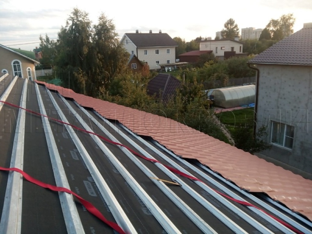 Металлочерепица Геркулес 8004 терракотовый Стальной Бархат от Центра Металлокровли в Ярославле