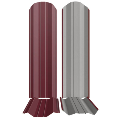 Штакетник (евроштакетник) ЭКО-М 95мм RAL3005 Красное Вино